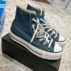 High top platform converse